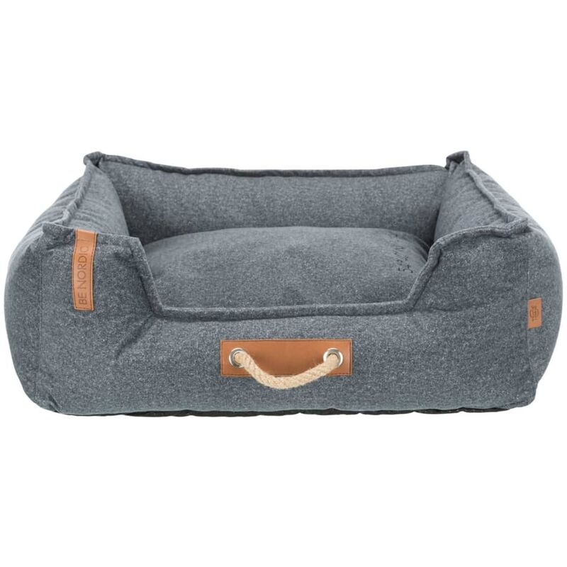 

TRIXIE Cama para perros BE NORDIC Föhr Soft gris 80x60 cm - Gris