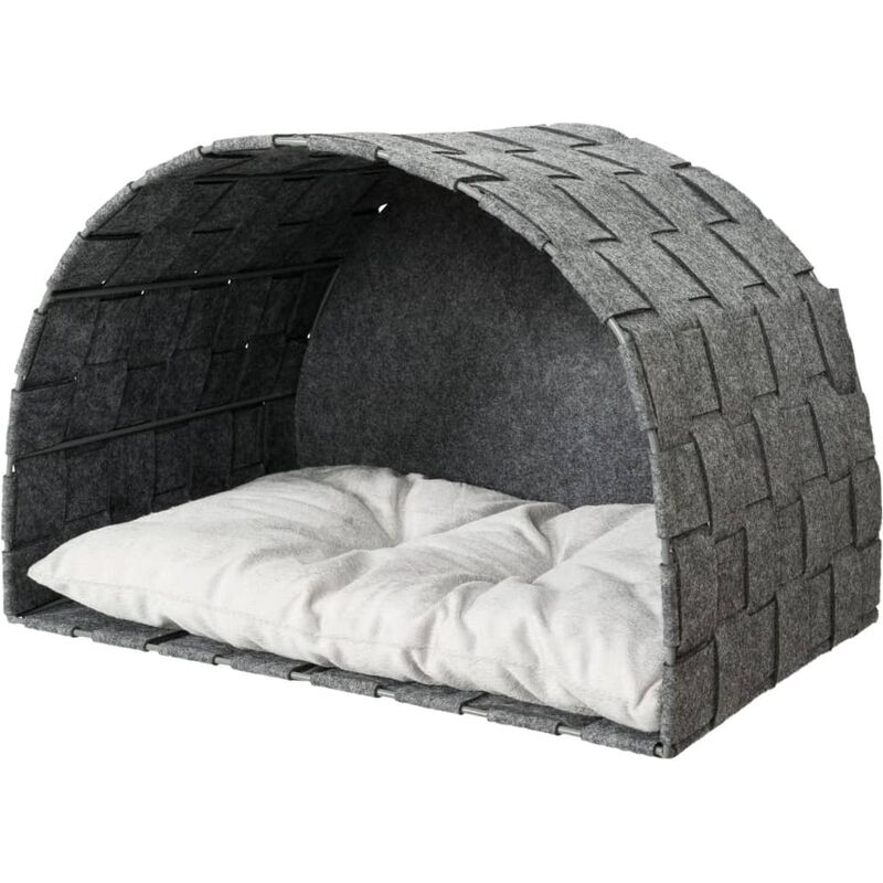

TRIXIE Casa cueva para gatos de pared Lennie fieltro 45x45x30 cm - Gris
