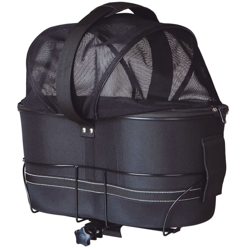 

TRIXIE Cesta de perro para bicicletas 29x42x48 cm negro 13118 - Negro