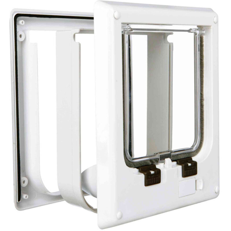 Trixie - Chatière, 4 positions, électromagnétique, 21,1 x 24,4 cm pour chat