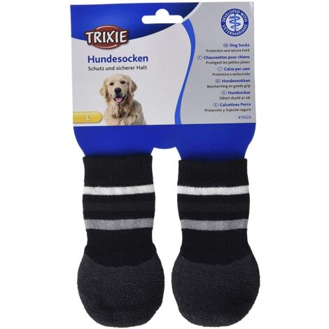 TRIXIE CHAUSSETTES CHIEN, SLIP NOIR L - XL ZOO TX-19524