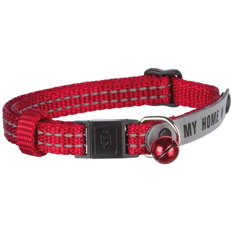 

Trixie Collar Gato con Portadirecciones,Reflectante,Nylon