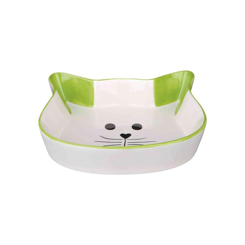 

Comedero Cerámica Cara Gato, 0.25 l, ø12 cm - Trixie