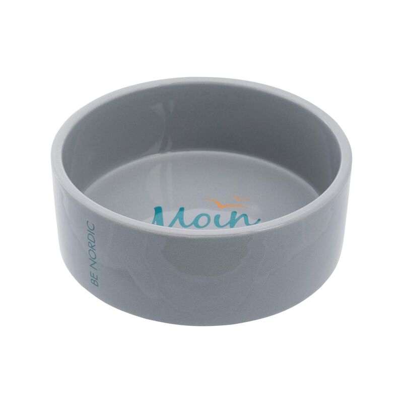 

Comedero cerámica Be Nordic, 0.8 l/ø 16cm, Gris - Trixie