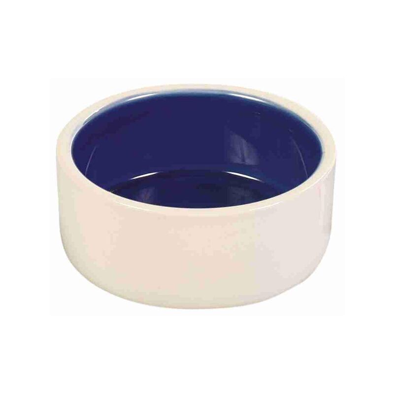 

Comedero Cerámica, Crema-Azul 1 l, ø18 cm - Trixie