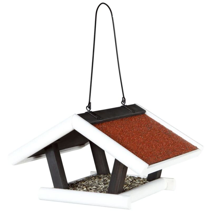 

TRIXIE Comedero para pájaros colgante 30x18x28 cm negro y blanco - Multicolor