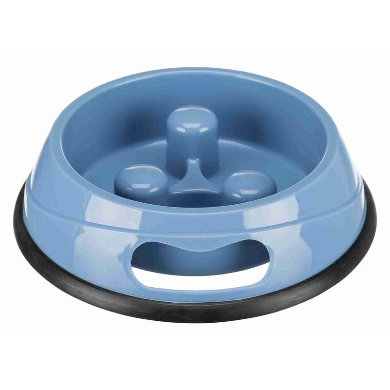

Trixie Comedero Plástico Comer Despacio, 0.9 l, ø23 cm
