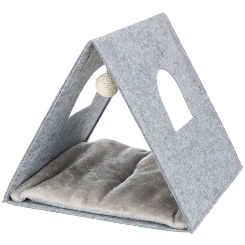 

TRIXIE Cueva para gatos plegable Junior gris claro - Gris