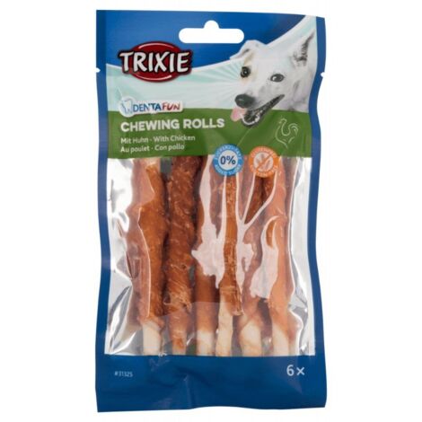 Trixie DentaFun Hühnchen-Kausticks 12 cm 6 Stück 70 g