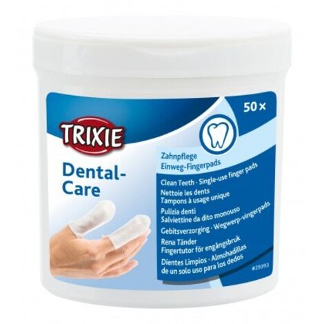 Trixie Dental Care: dischetti, spazzolini e dentifricio per cani e gatti.