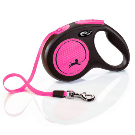 Trixie flexi New NEON Rückholleine pink fluo 5m
