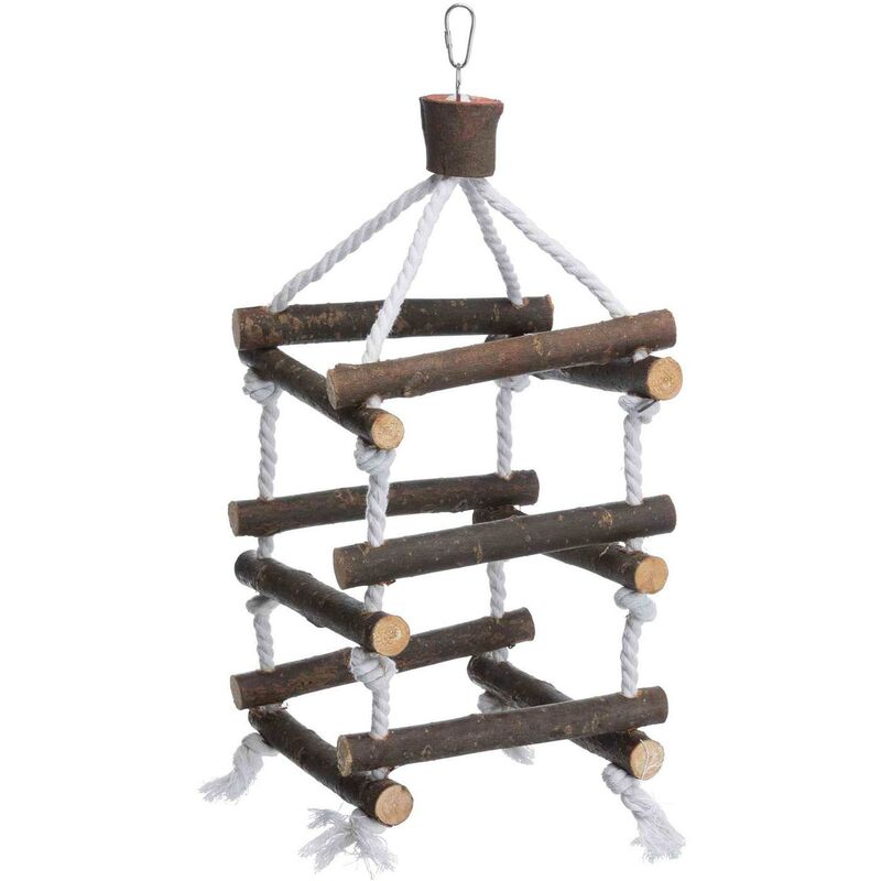

Escalera Pájaros, Natural Living, 51 cm, c/Gancho - Trixie