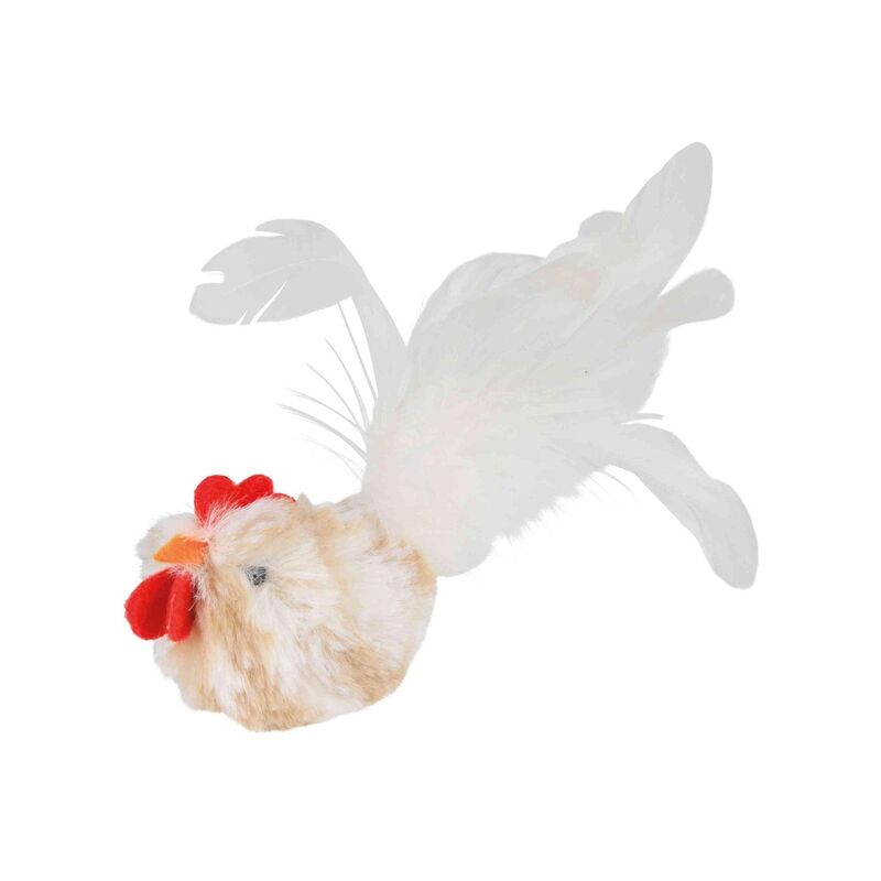 

Gallina Blanca con Catnip y Sonido, Peluche, 8 cm - Trixie