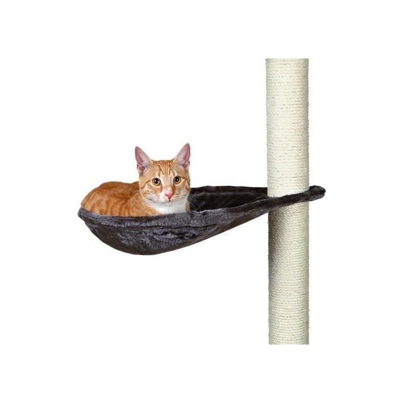 Trixie - Hamac - Nid xl pour griffoir pour chat gris platinium peluche o 40 cm