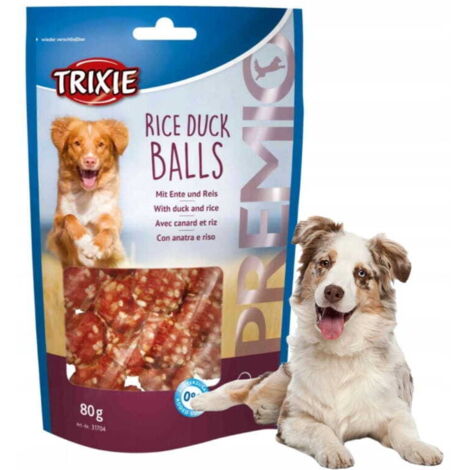 Trixie Hundeleckerlis 80g Ente und Reisbällchen