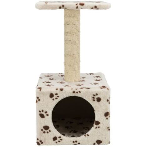Trixie Kratzbaum Zamora beige/Pfotenmotiv 60 cm