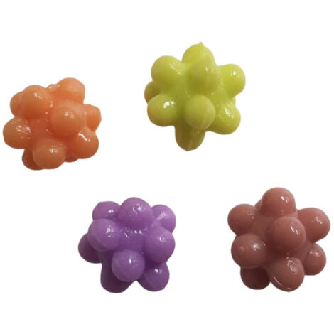 TRIXIE LOT DE 4 BALLES À PICOTS EN CAOUTCHOUC Ø 3,5 CM 4534