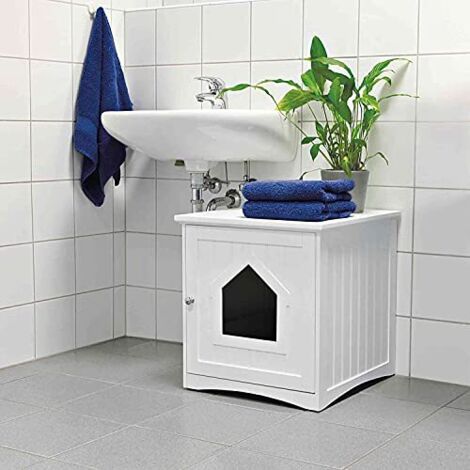 Trixie Mobile WC moderno bianco per gatti