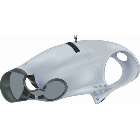 Trixie OP-Body grau S-M 40 cm