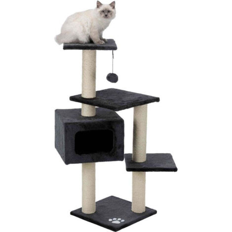Trixie Palamos Kratzbaum, 109 cm, Anthrazit, 15,25 x 15,25 x 15,25 x 42,75 in