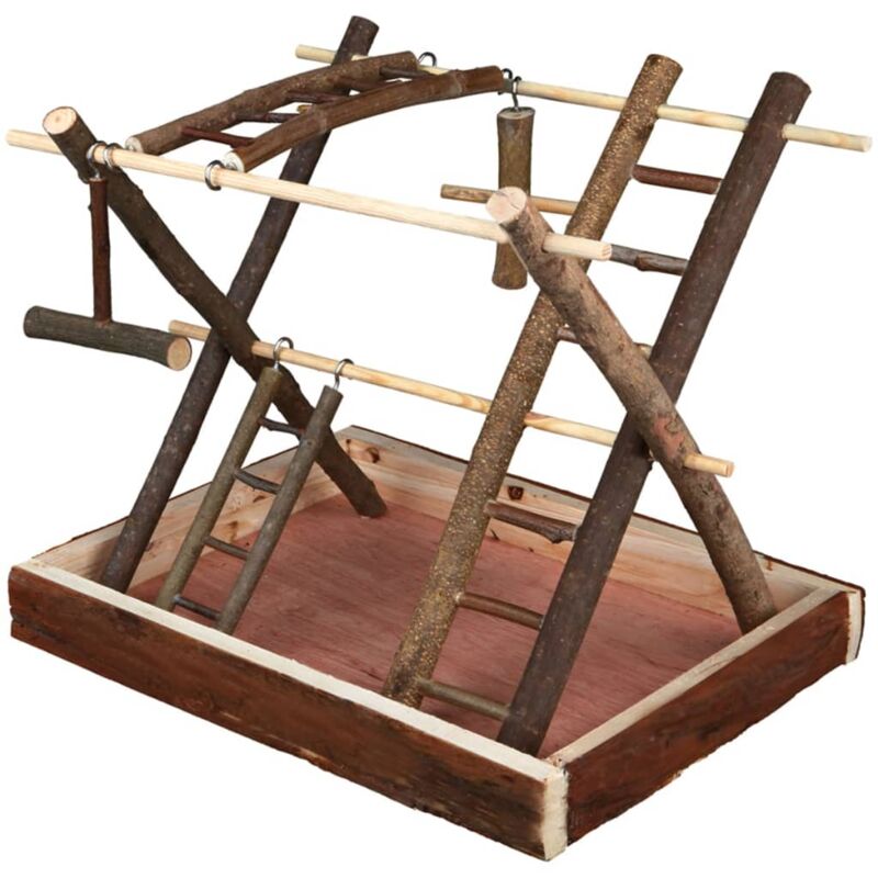 

TRIXIE Patio de juegos para pájaros Natural Living 35x27x30 cm madera - Marrón