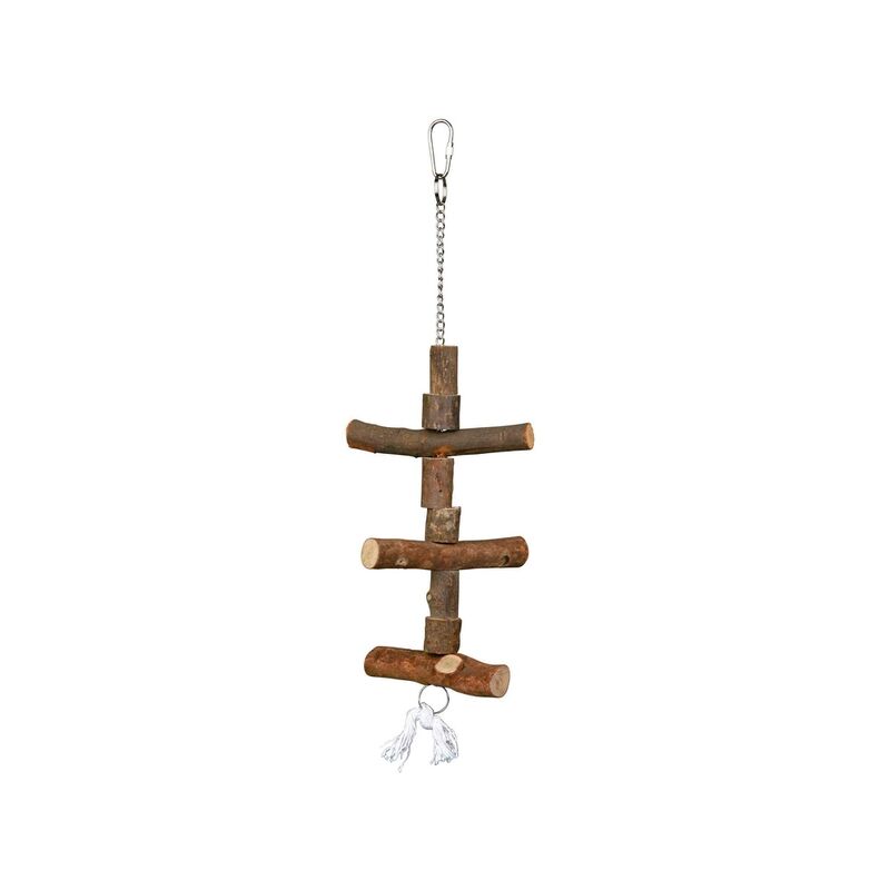 

Trixie Percha colgante, tronquitos madera, cuerda, 40 cm