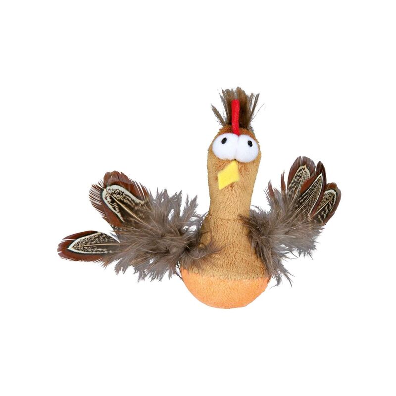 

Pollo Roly-Poly, Plumas y Sonido, 10 cm - Trixie