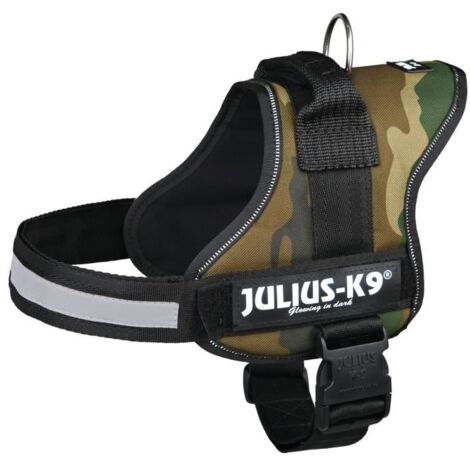 Trixie Power Julius-K9 Arnés Camuflaje Talla Mediana-Grande