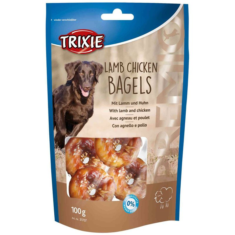 

Snack PREMIO Lamb Chicken Bagels, 100 g - Trixie