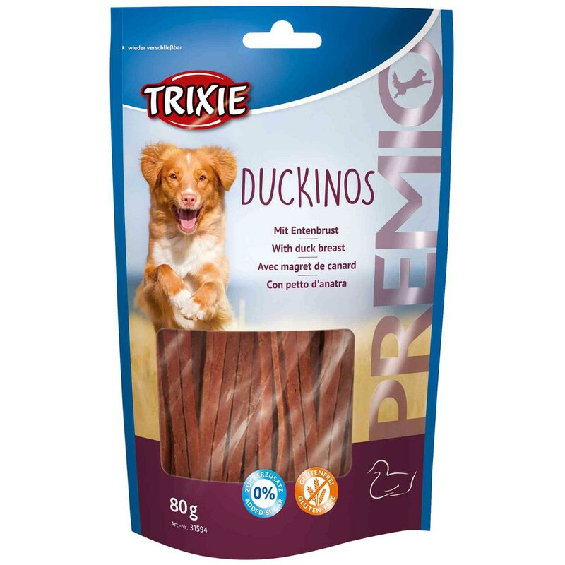 

Trixie Snack PREMIO Duckinos, Pato, 80 g