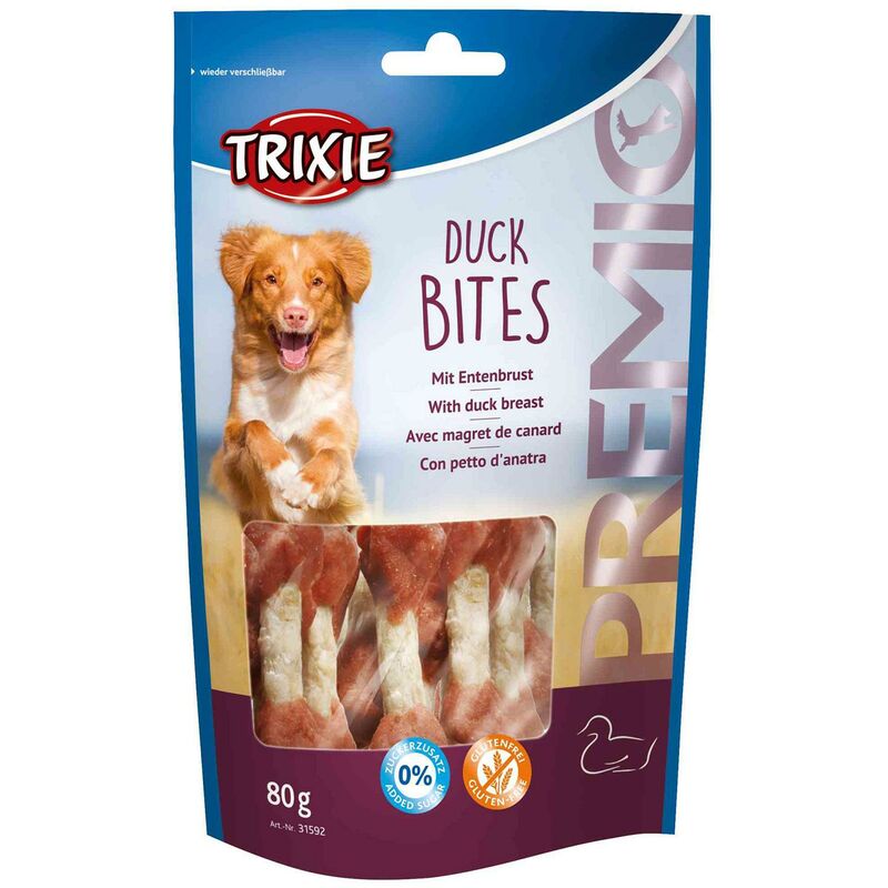 

Snack PREMIO Duck Bites, Pato, 80 g - Trixie