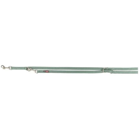 Trixie Premium Laisse réglable vert 2 mètres nylon