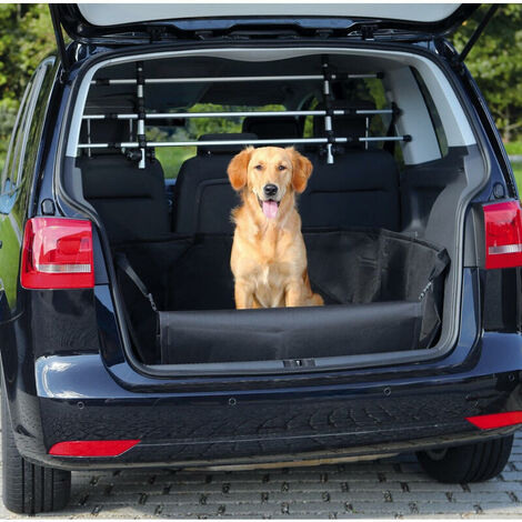 Barrera de red para automóvil para perros SUV – Divisor de coche de doble  capa para mascotas, red de barrera para asiento trasero, puerta de perro  SUV