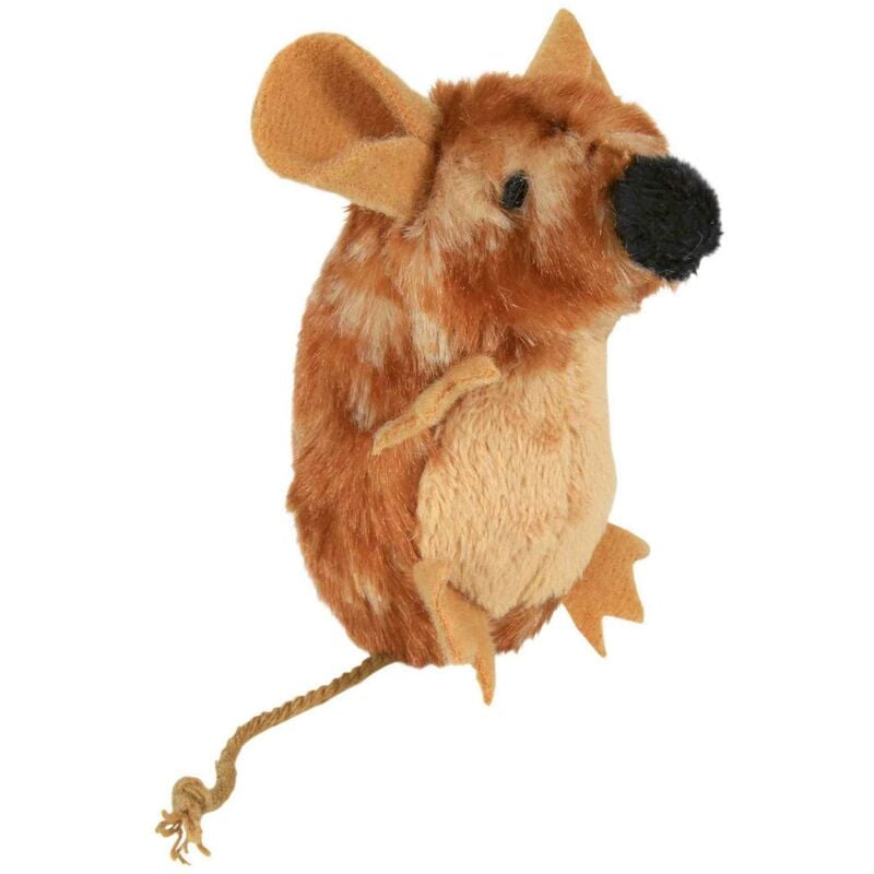 

Ratón con sonido, Peluche, Catnip, 8 cm - Trixie