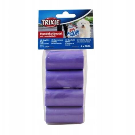 Trixie Sacs de ramassage pour chiens avec lavande