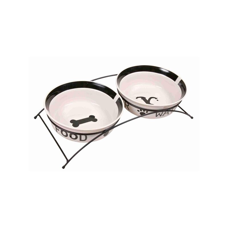 

Set Comed.Cerám+Pie, 2x2.6 l, ø25 cm, Blco/Ng - Trixie