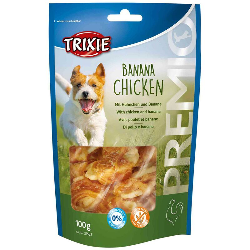 

Snack PREMIO Banana & Chicken, 100 g - Trixie