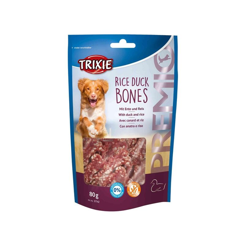 

Snack PREMIO Rice Duck Bones, 80 g - Trixie