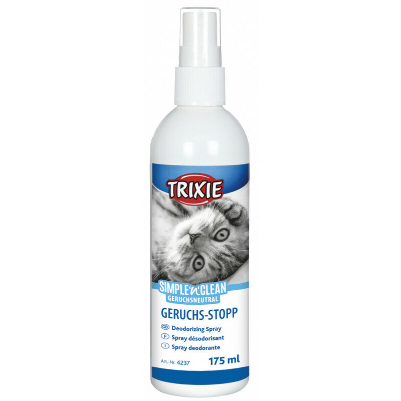 

Desodorante en spray Simple'n'Clean. Contiene: 175 ml para gatos