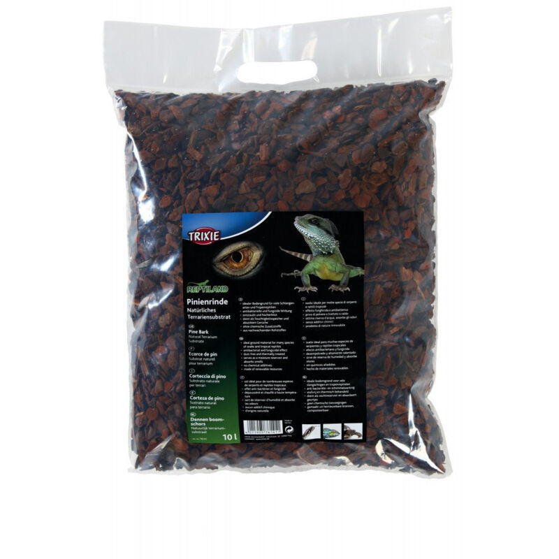 Ecorce de pin 10 Litres Substrat naturel pour terrarium Trixie
