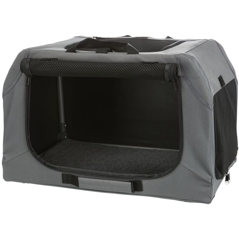 

TRIXIE Tansportín para perros Easy Soft gris S/M - Gris