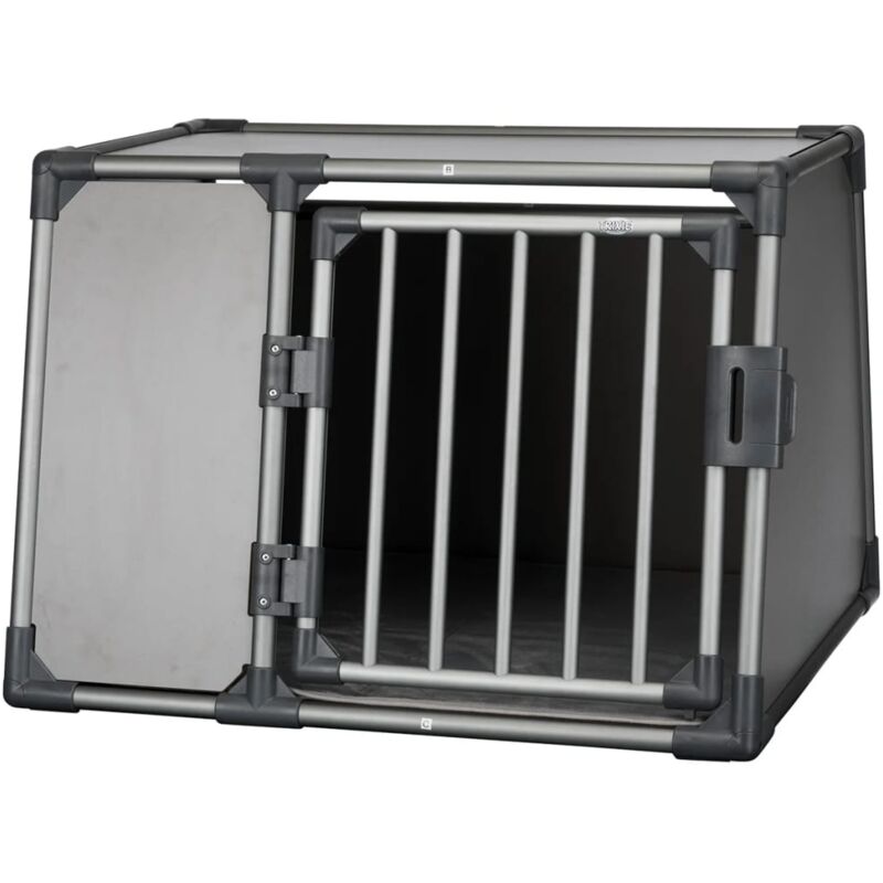 

TRIXIE Transportín Inclinado de Perro Aluminio Grafito Tamaño L 39338 - Gris