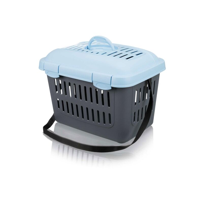 

Transportín Midi-Capri, 44x33x32cm, Azul/Gris clar - Trixie