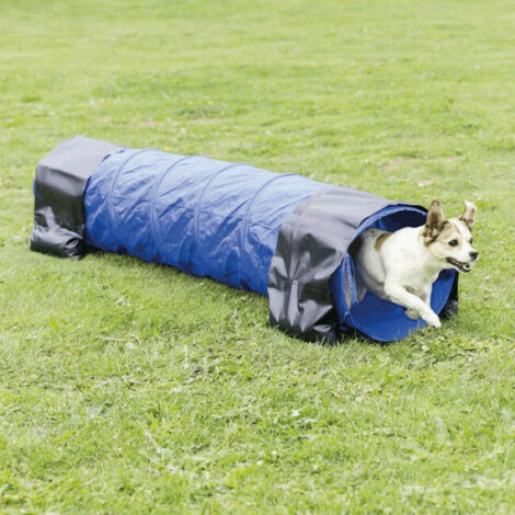 Tunnel d'agility rigide Trixie pour sport canin Longueur 200 cm Diamètre 40 cm