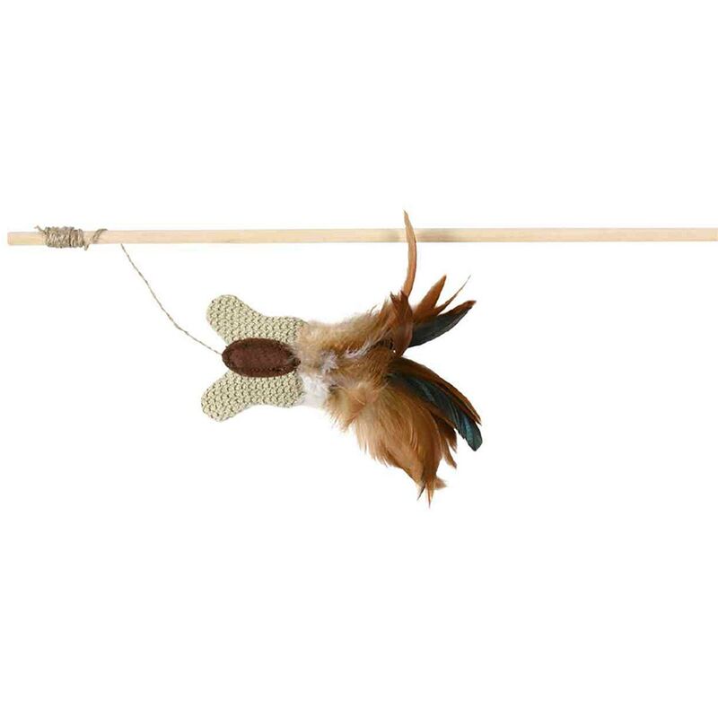 

Trixie - Varita Juego, Mariposa con plumas, Catnip, 45 cm