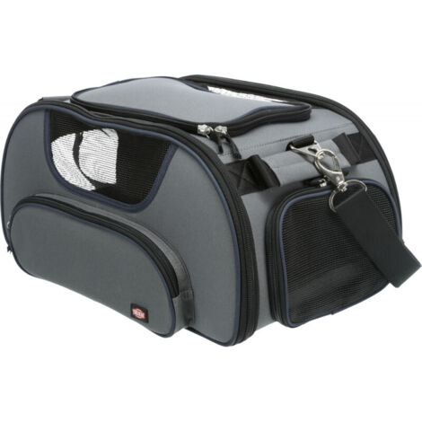 Trixie Wings borsa da trasporto grigia e blu per cani