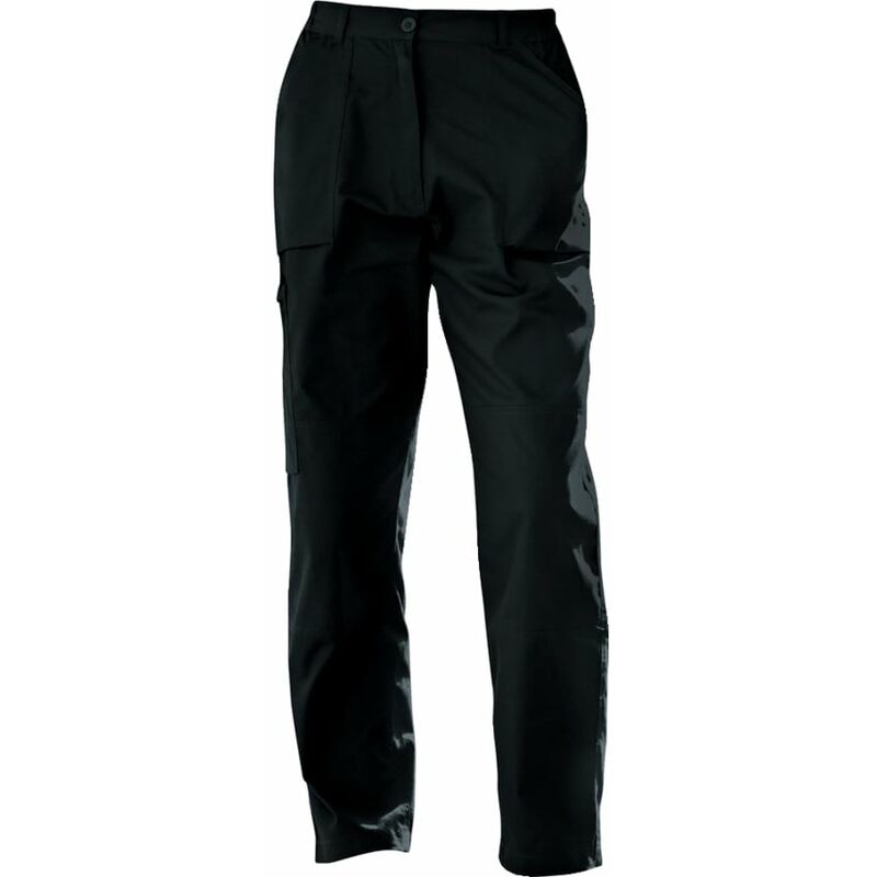 TRJ334 Size 10 Women's Black Action Trousers - Regatta