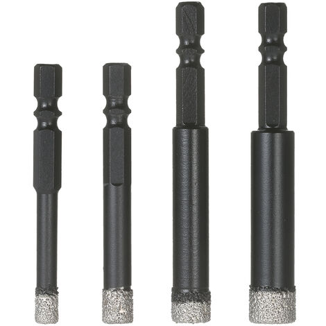 6-12mm Hartmetallbohrer Set für Marmor Granit Feinsteinzeug Beton Ziegel 