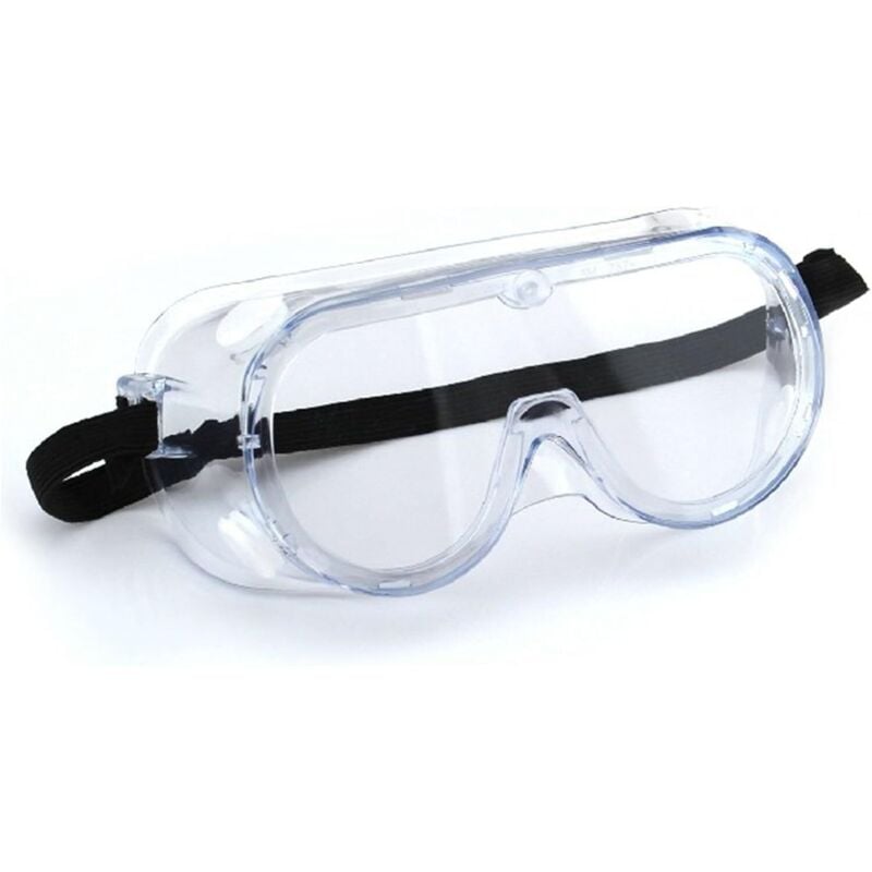 Image of Trockene und blendfreie Schutzbrille für spritzwassergeschützte, staubdichte, klare Linse