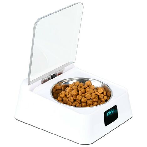 Trockenfutterspender – Infrarotsensor – Für kleine und mittelgroße Katzen und Hunde – 350 ml